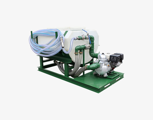 小型水力播種機